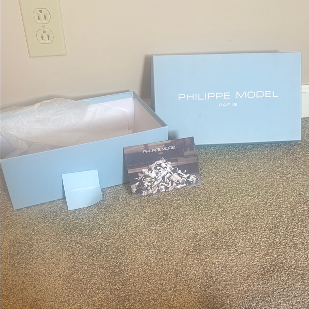 Philippe Model Blue Box (goes with high top shoes in my closet!)